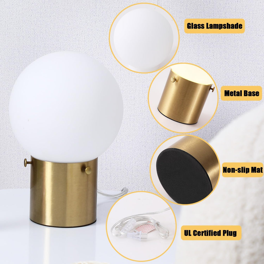 Luxe Black Bedside Lamp - View 5