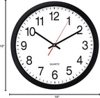 Battery Operated Wall Clock — 16" - View 7