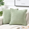 Boho Beige Throw Pillow Cover — 18" — 24" x 24" (Pack of 1)