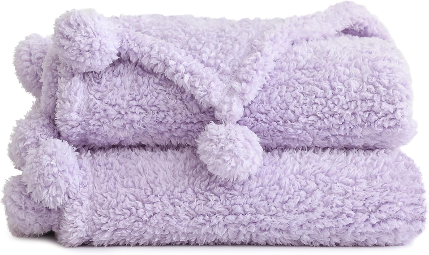 Boho Beige Throw Pillow — 50" — Purple