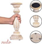 Black Pillar Candle — Set of 3 - View 3
