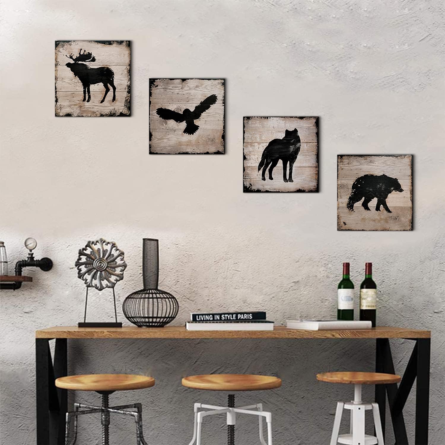 Farmhouse Black Wall Decor — 16" - View 4
