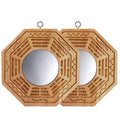 Wood Mirror — 4"