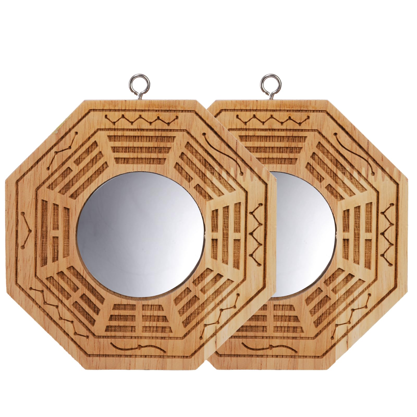 Wood Mirror — 4"