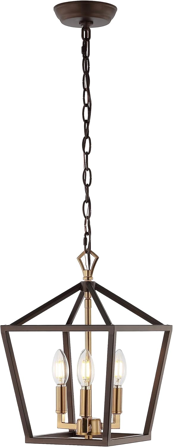 Antique Farmhouse Gold LED Bulb — 4-Light — 10"