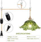 Blue Pendant Light — 11" - View 2