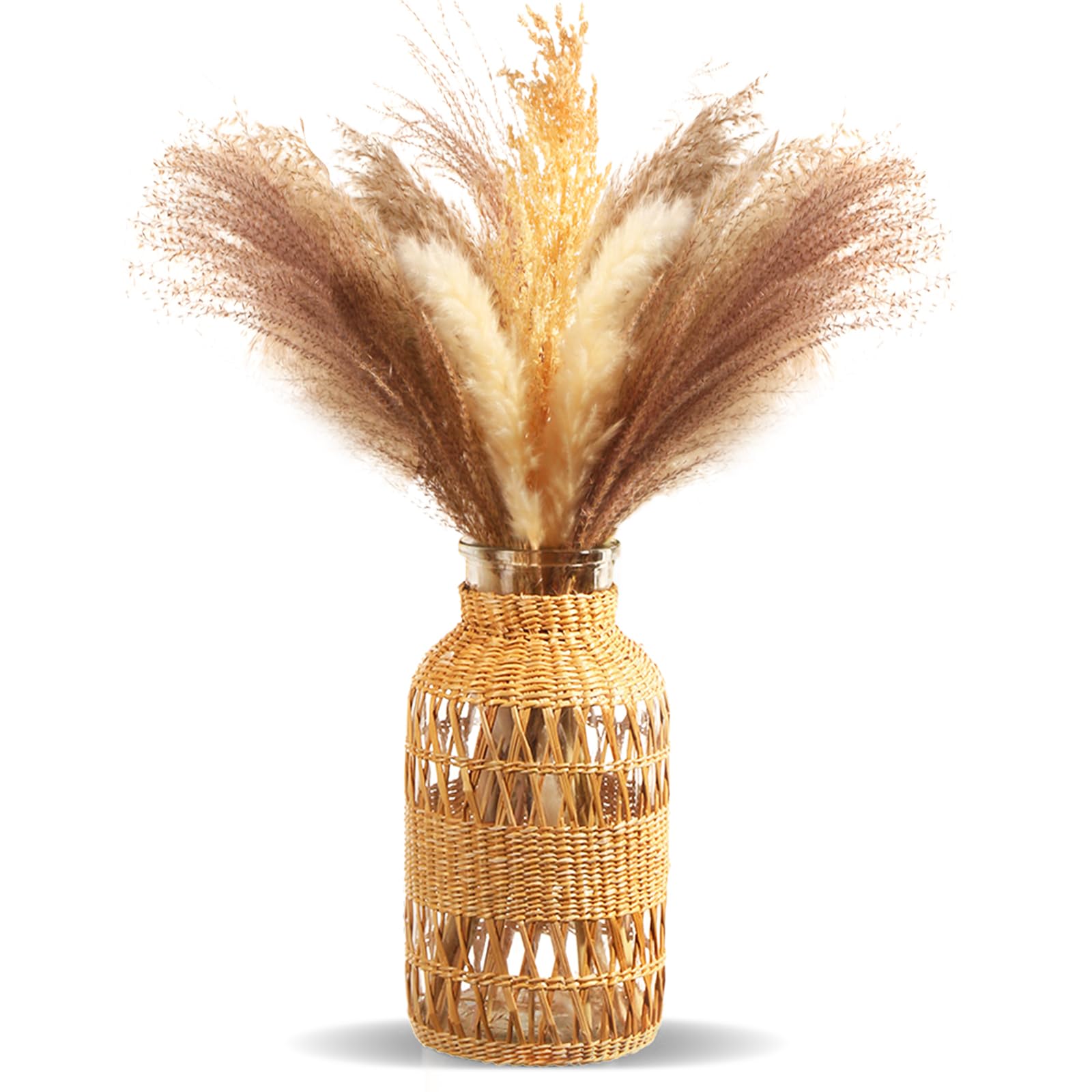 Boho Glass Flower Vase