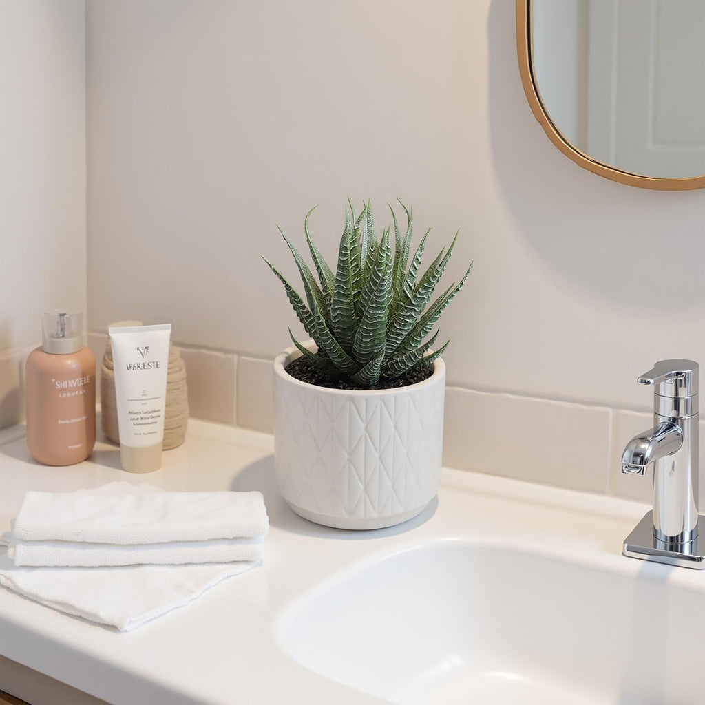 Beige Faux Plant — 6.7" - View 9