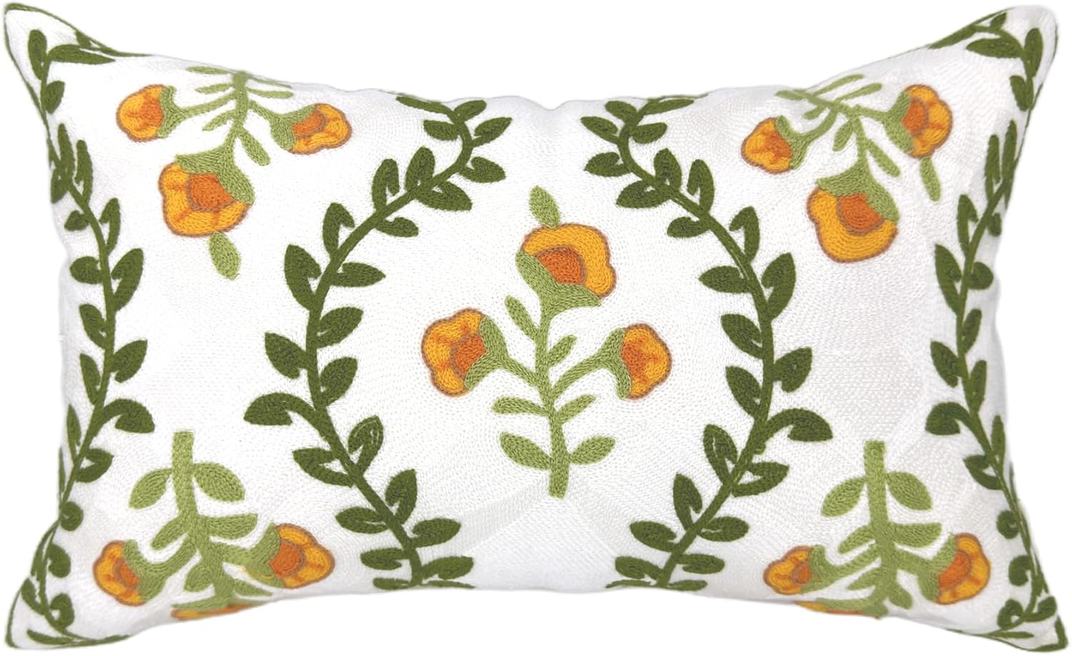 Tufted Boho Blue Throw Pillow Cover — 18" — 20" x 12" (Pack of 1)