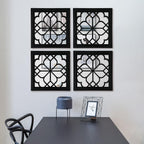 Framed Farmhouse Black Wall Mirror - View 4