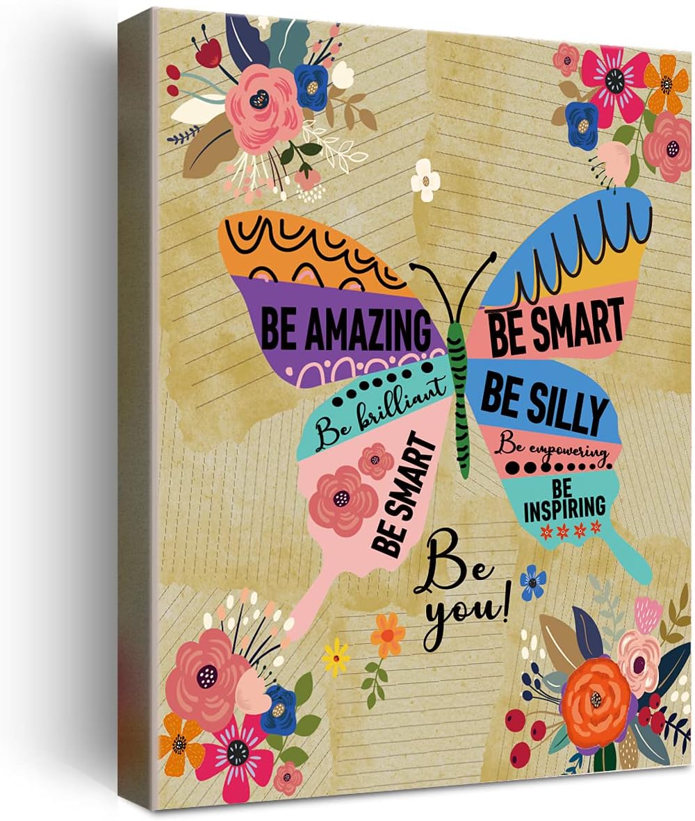 Boho Red Wall Decor — Be Smart Butterfly