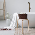 Boho Brown Storage Basket — 12" - View 4