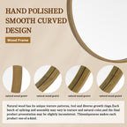 Round Beige Wall Mirror — 24" - View 7