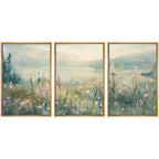 Framed Modern Fabric Wall Art — 24"