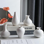 Farmhouse Black Decorative Vase — Set of 5