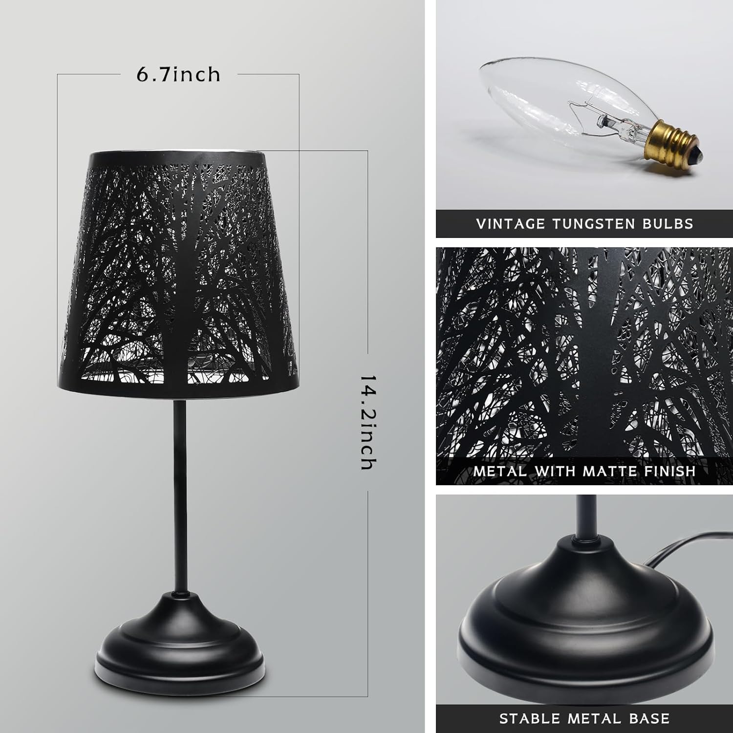 Dimmable Metal Table Lamp - View 5
