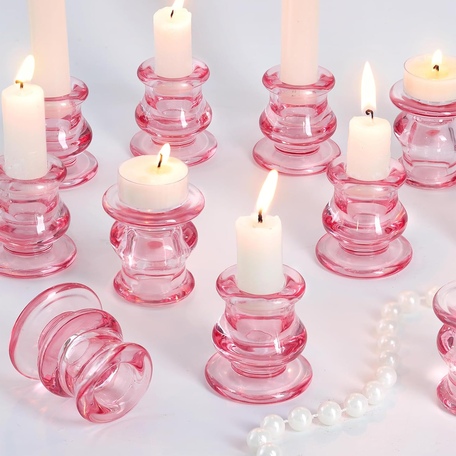 Blue Candle — Pink