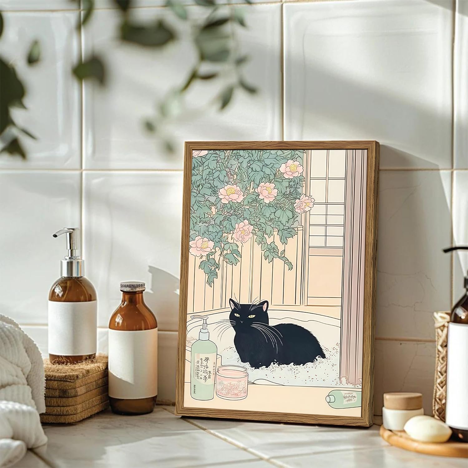Framed Black Wall Decor — 16" - View 4