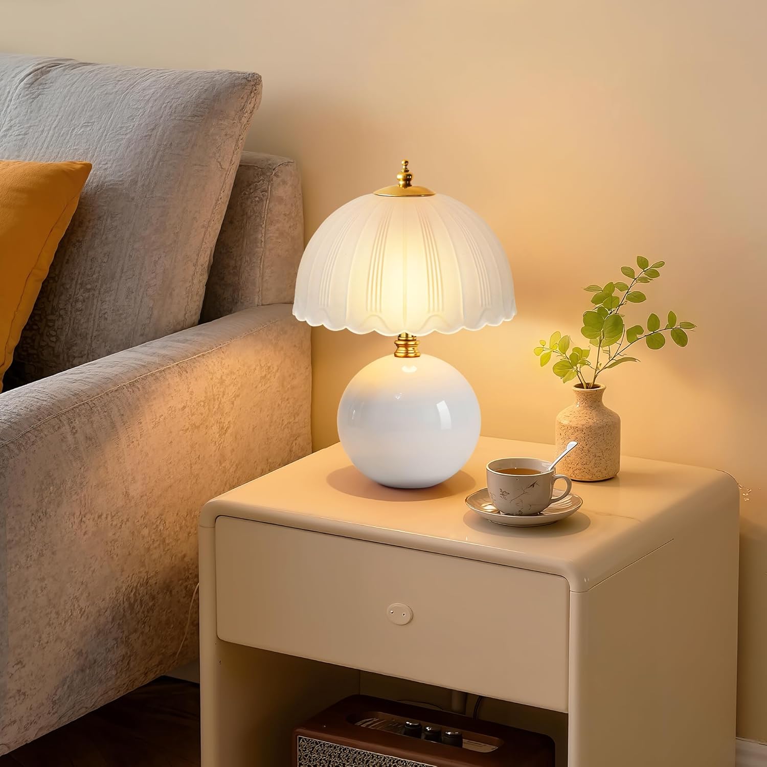 Orange Bedside Lamp - View 6