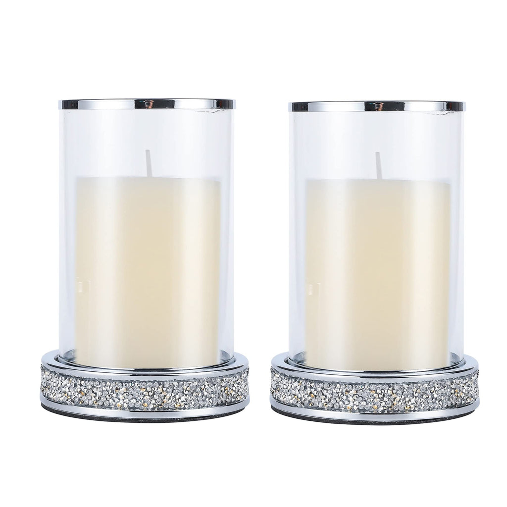 Beige Pillar Candle — Set of 2