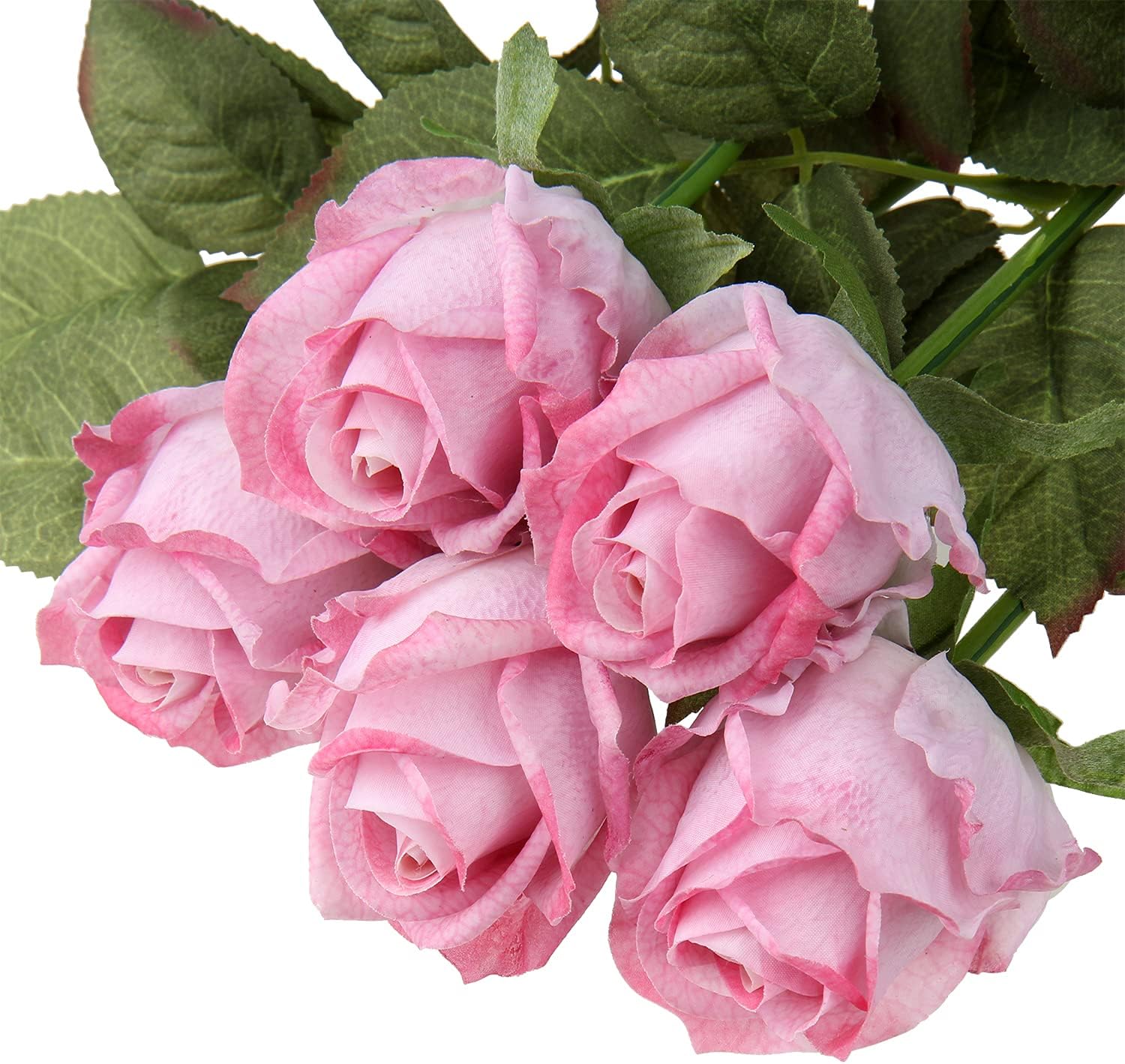 Blue Artificial Plant — 24" — Pink