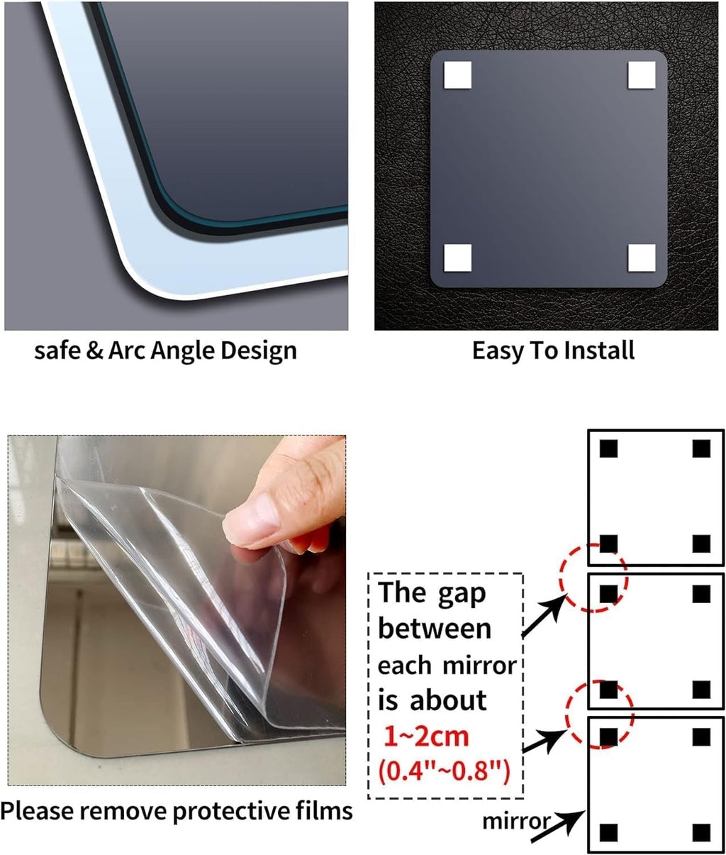 Glass Wall Mirror — 16" - View 7