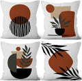 Boho Fabric Throw Pillow Cover — 18" — 16" x 16" (Pack of 4)