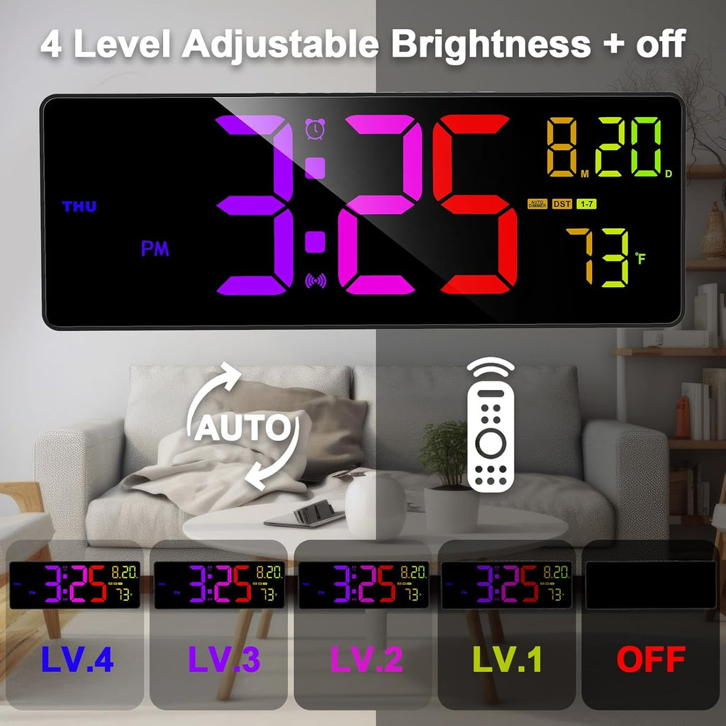 Color Changing Metal Table Lamp — 16.3" - View 6