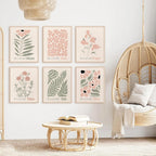 Unframed Boho Beige Wall Art Print — 16" - View 4