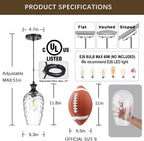 Farmhouse Black Pendant Light — 1-Light - View 3