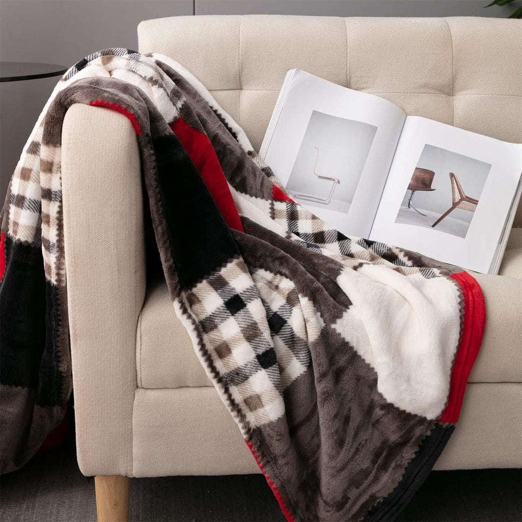 Farmhouse Black Throw Pillow — 50x60 - View 7