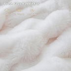 Luxe Beige Throw Pillow — 60" - View 7
