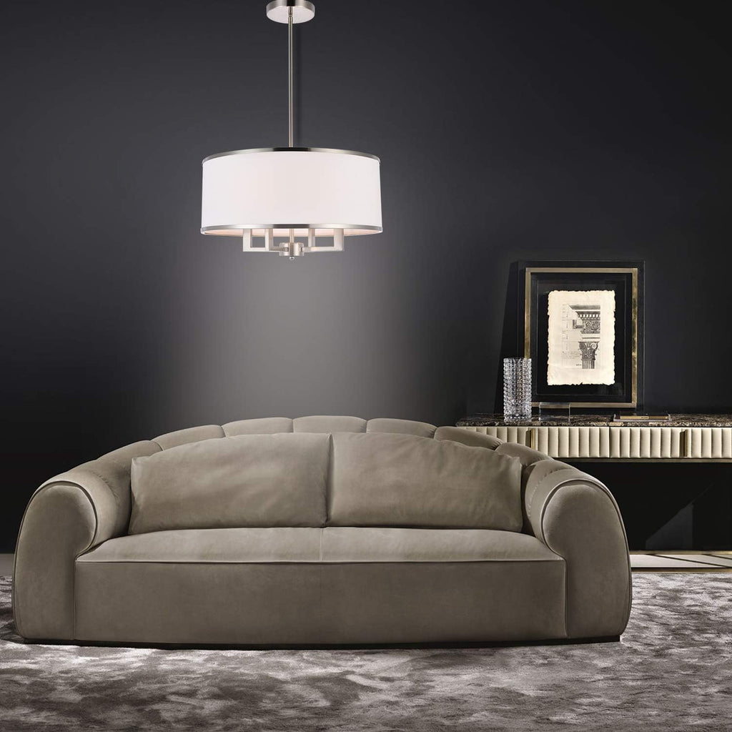 Metal Chandelier — 4-Light - View 6