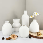 Boho White Flower Vase — Set of 10 - View 6