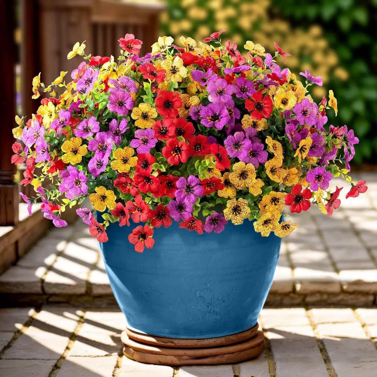 Blue Artificial Flowers — Mixed2