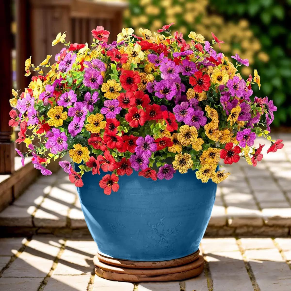Blue Artificial Flowers