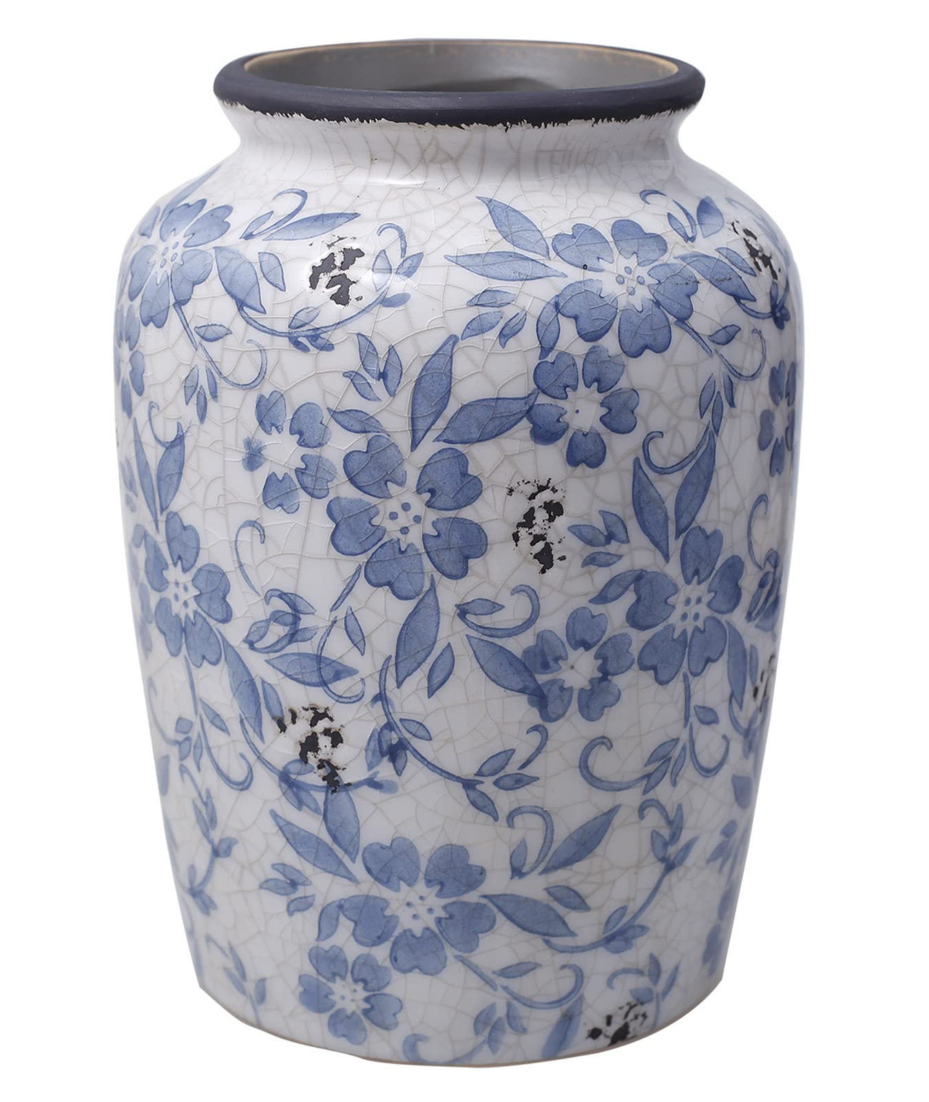 Vintage Ceramic Vase — 8"