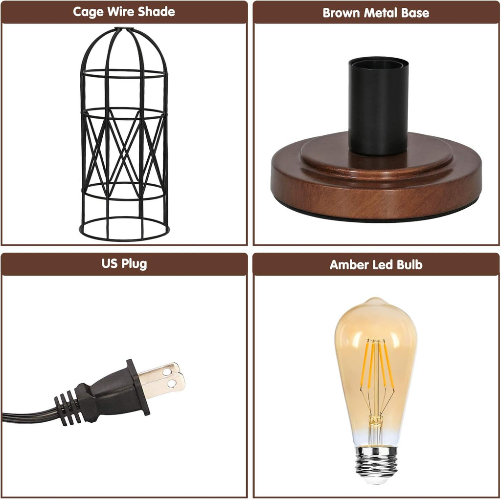 Dimmable Black Bedside Lamp - View 6