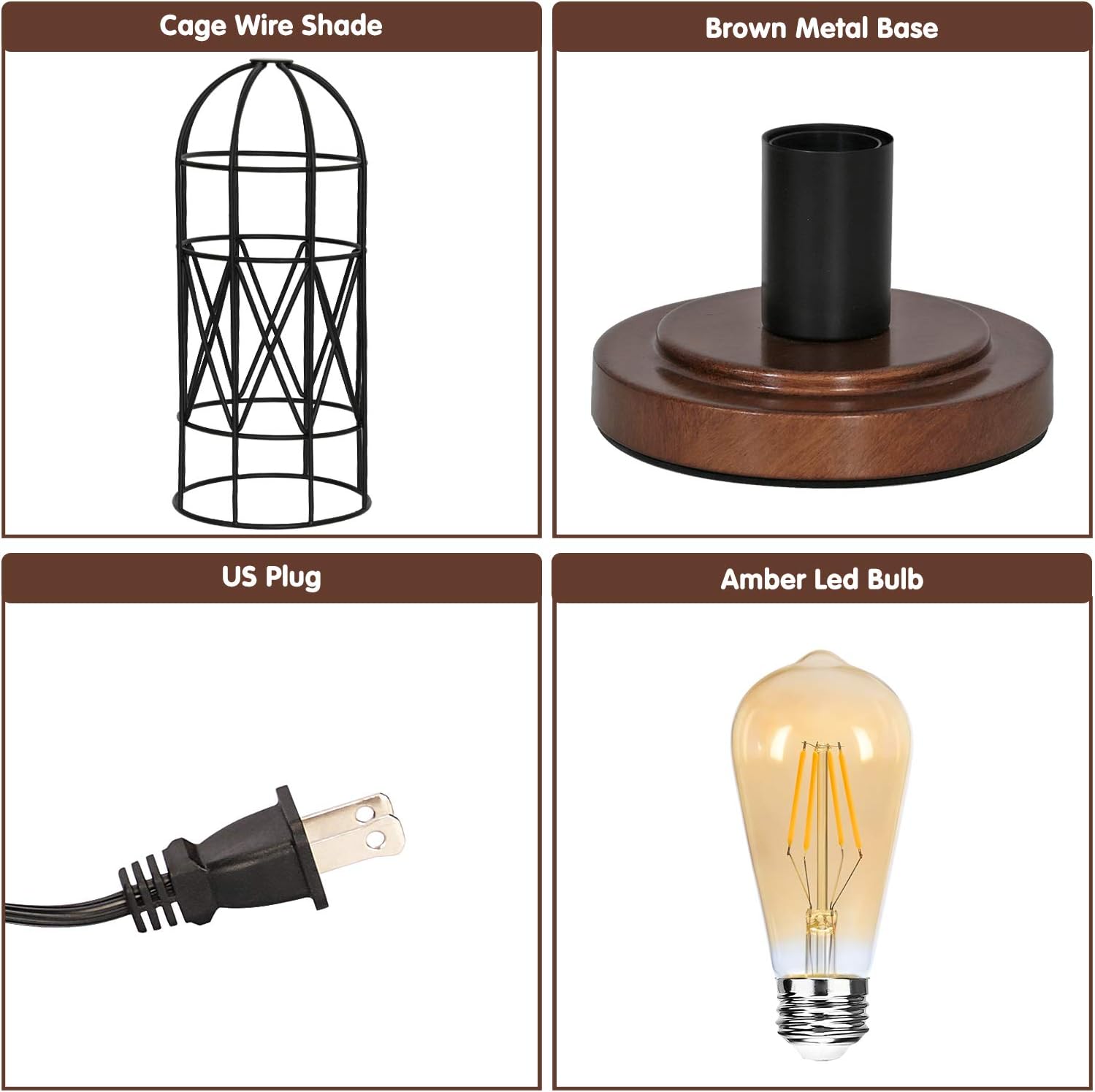 Dimmable Black Bedside Lamp - View 6