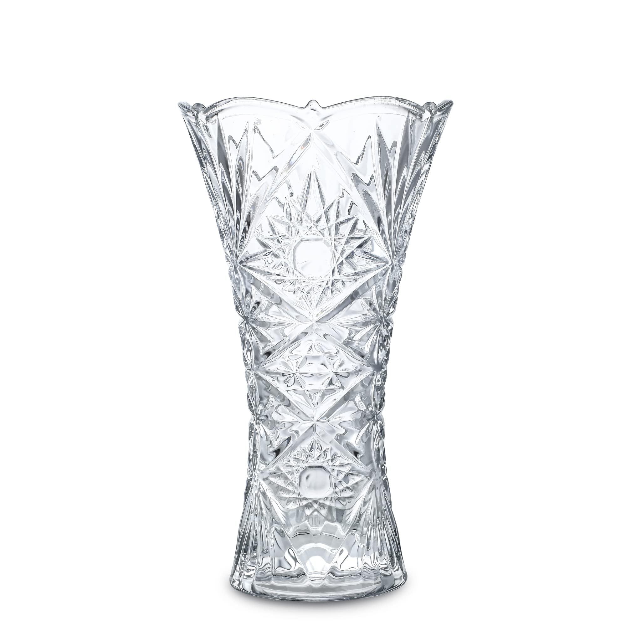 Luxe Glass Flower Vase — 9.2"