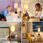 Dimmable Farmhouse Metal Bedside Lamp - View 6