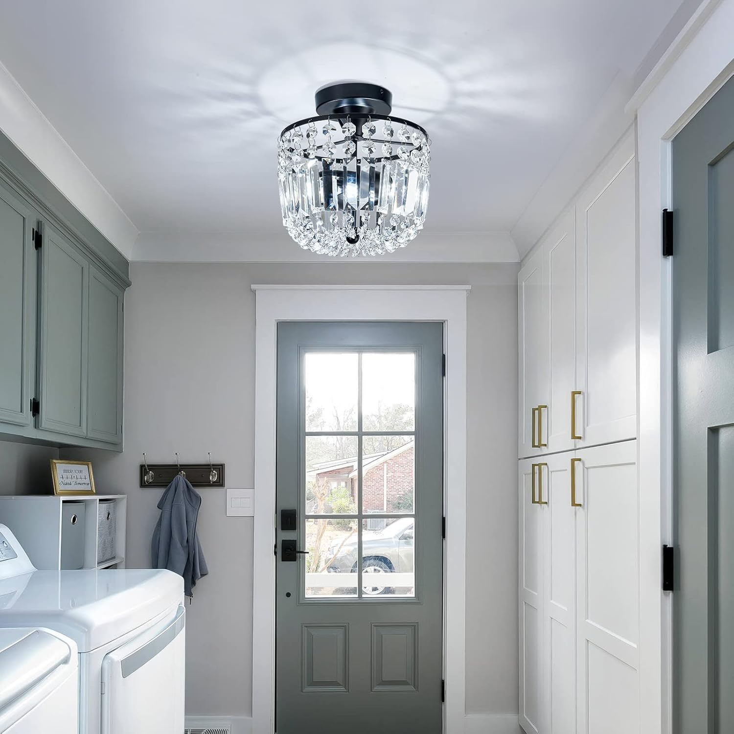 Luxe Glass Chandelier - View 9