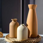 Boho Beige Vase Set — Set of 3 - View 5