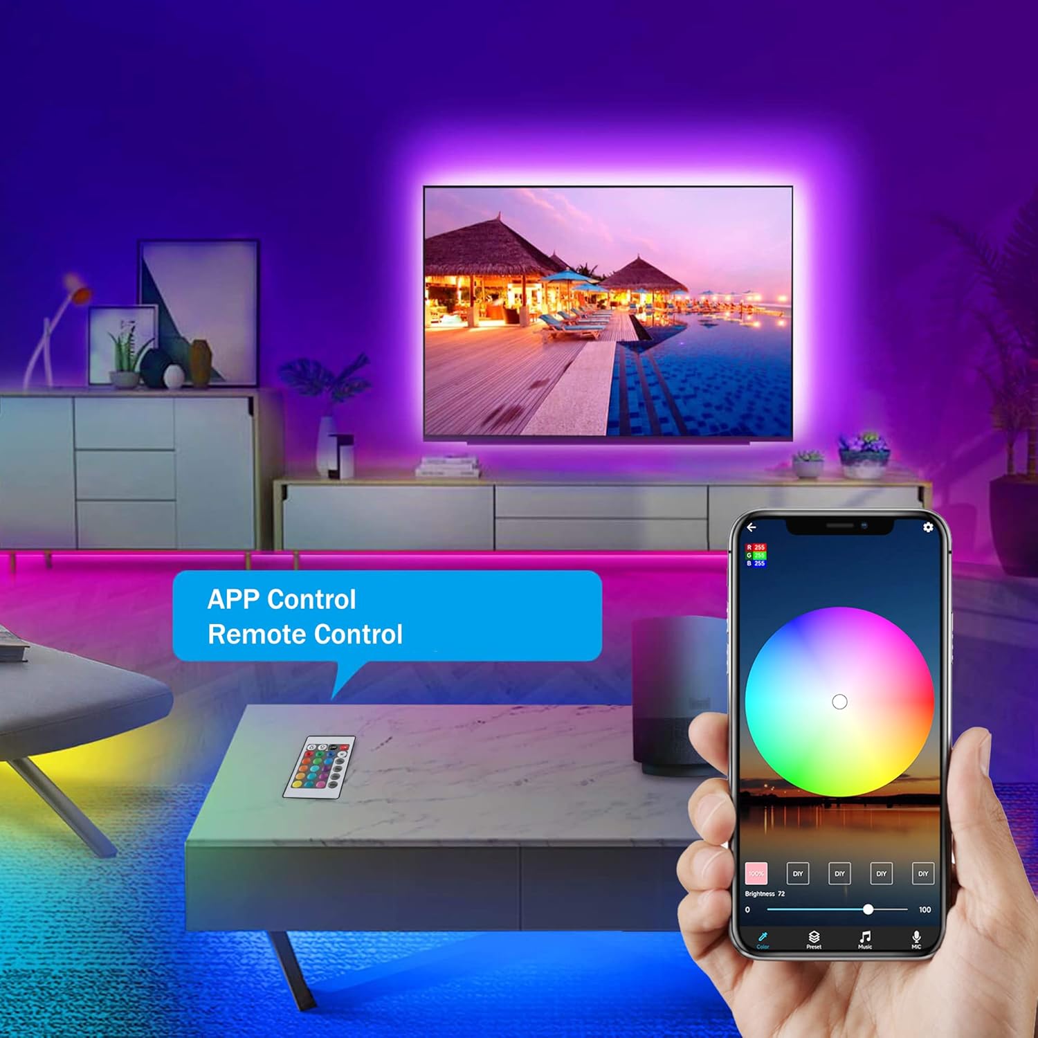 USB Metal LED Strip Light - View 3