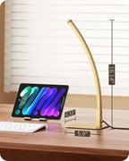 Luxe Black Bedside Lamp - View 7