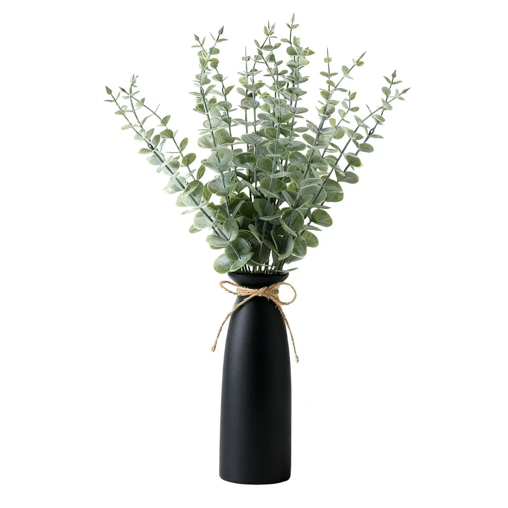 Farmhouse Black Faux Plant — 19"