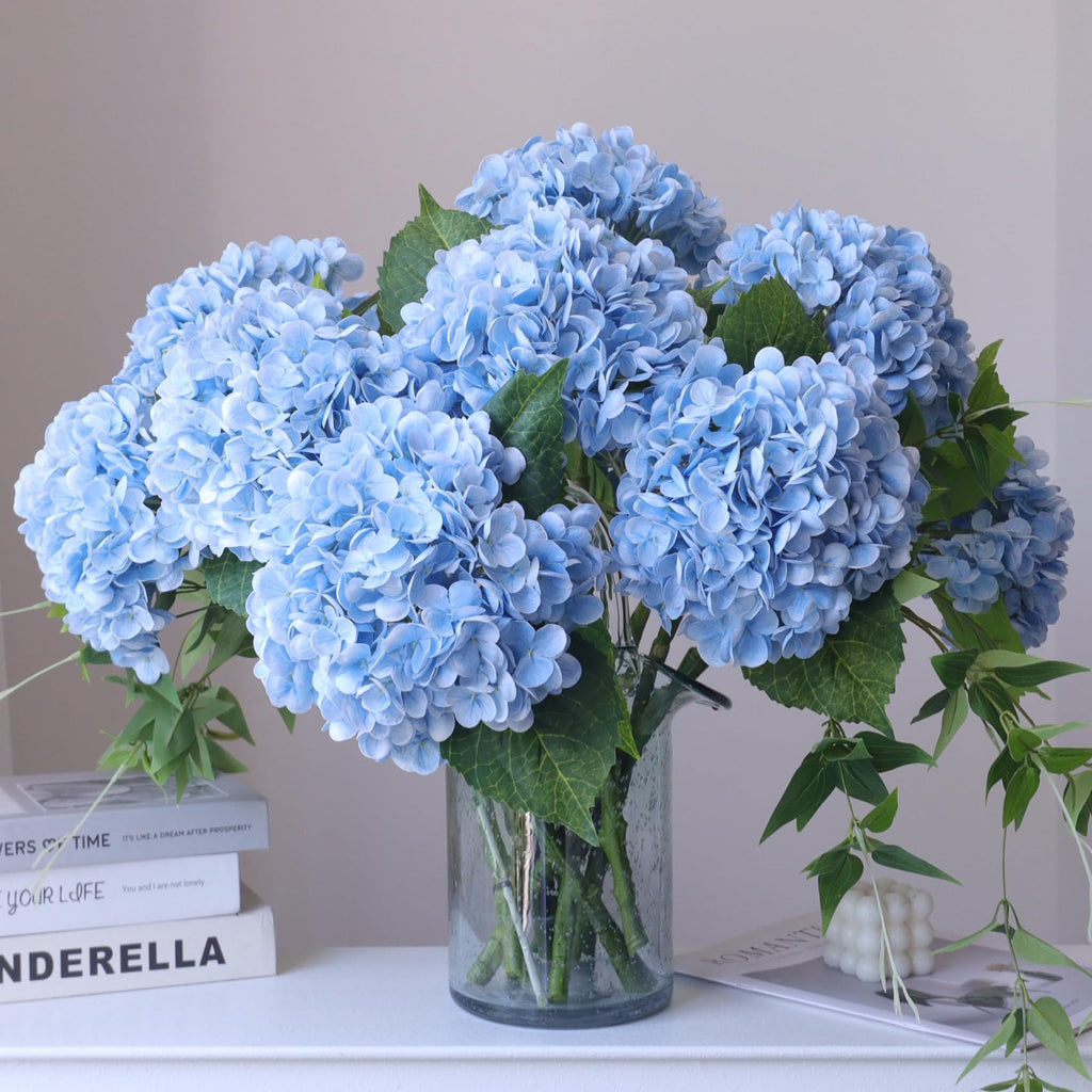 Blue Artificial Flowers — 21"