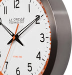 Mid-Century Black Wall Clock — 10" - View 4