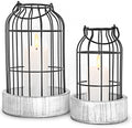 Farmhouse Metal Candle