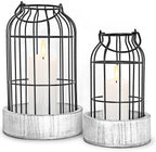 Farmhouse Metal Candle